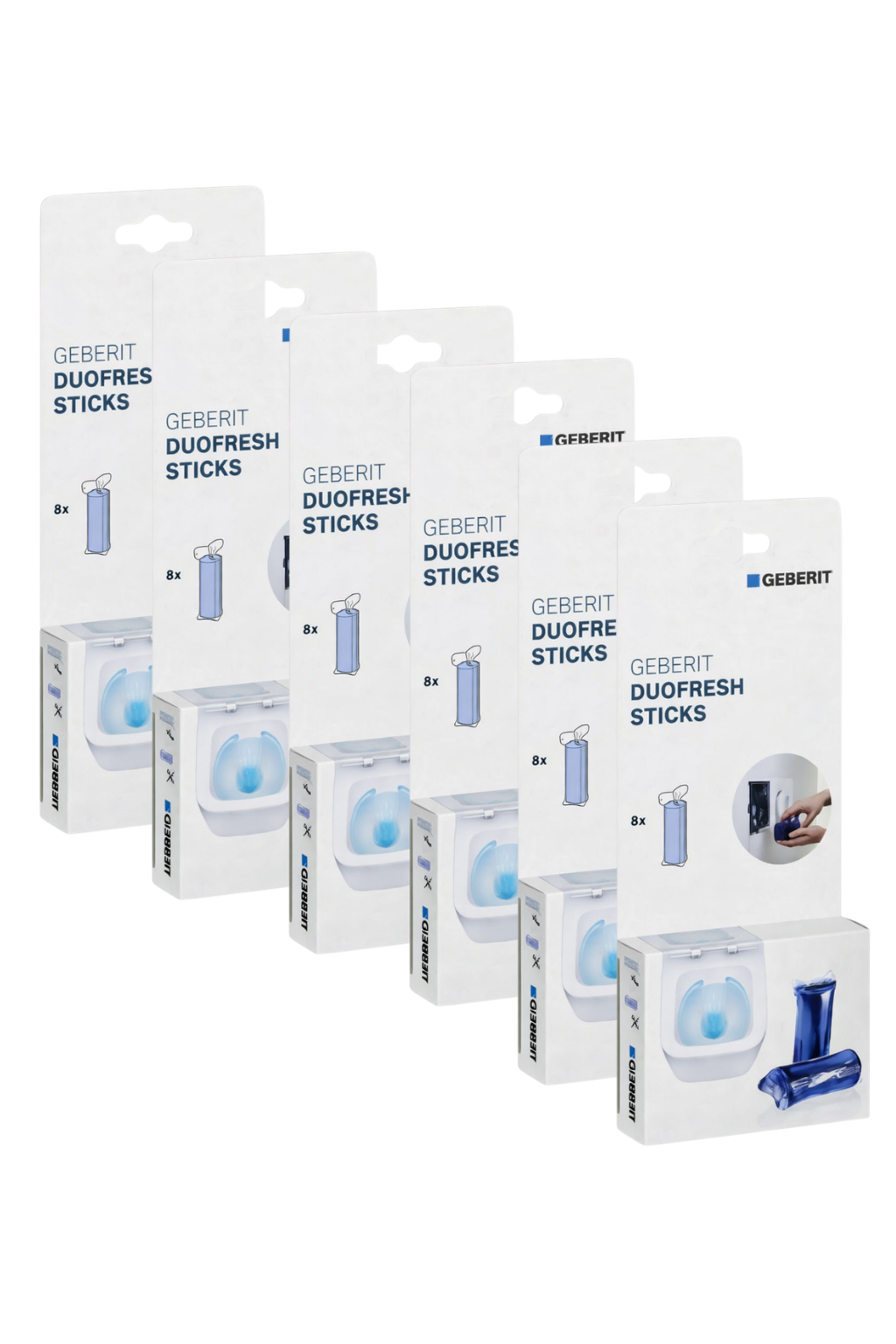 Geberit DuoFresh Sticks Toiletblok - 48 stuks