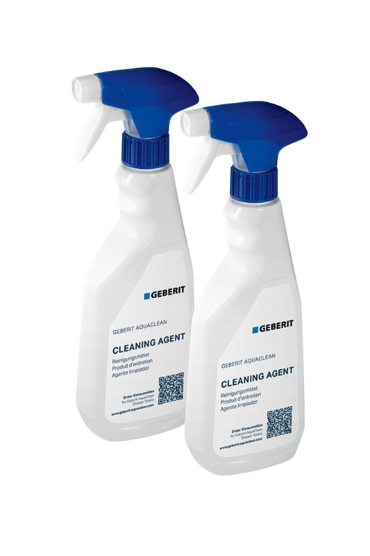 2x Geberit AquaClean Reinigingsmiddel 500ml – Geschikt voor Mera, Tuma, Sela, 4000 & 5000 Modellen